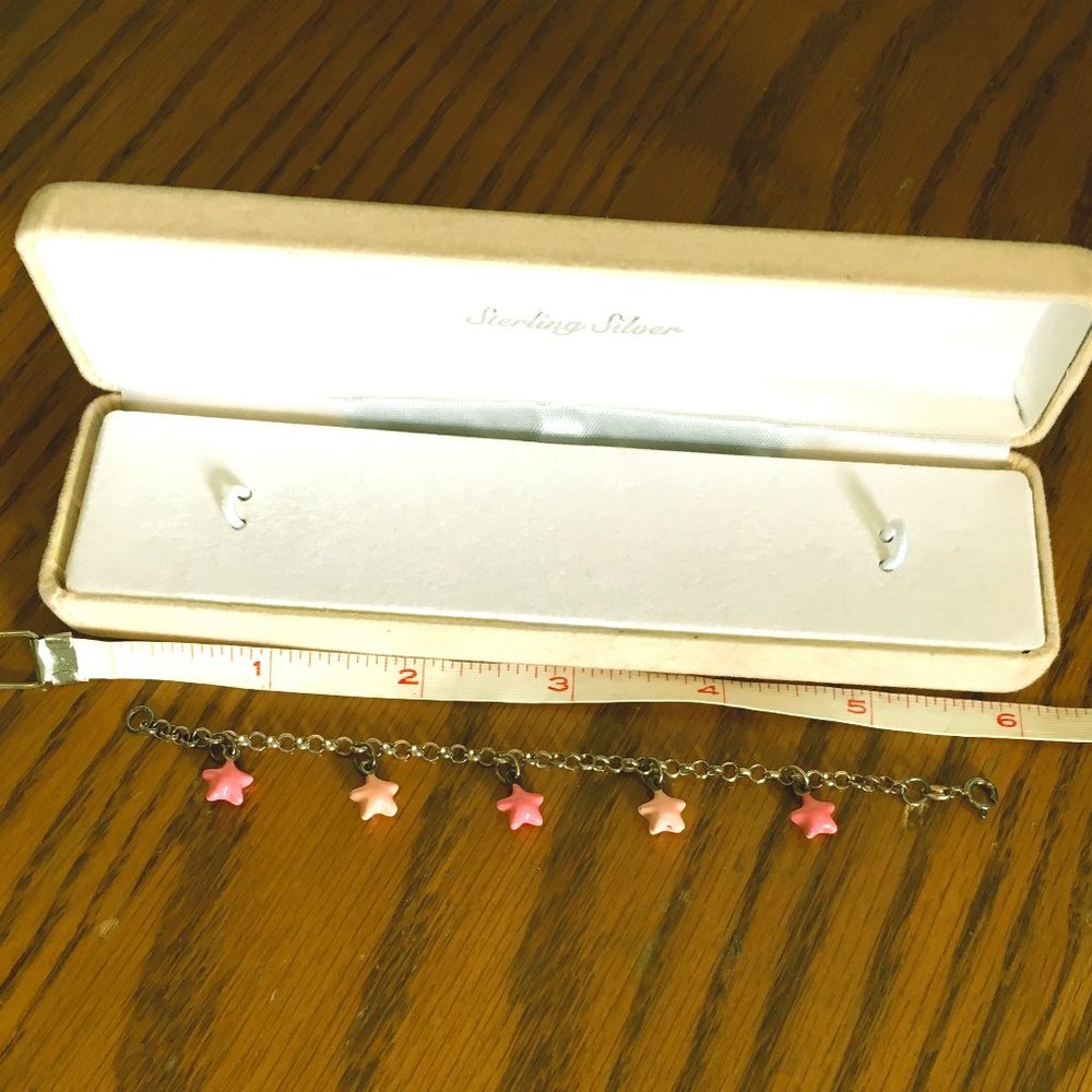 ♥ $10 Toddler sterling silver charm bracelet